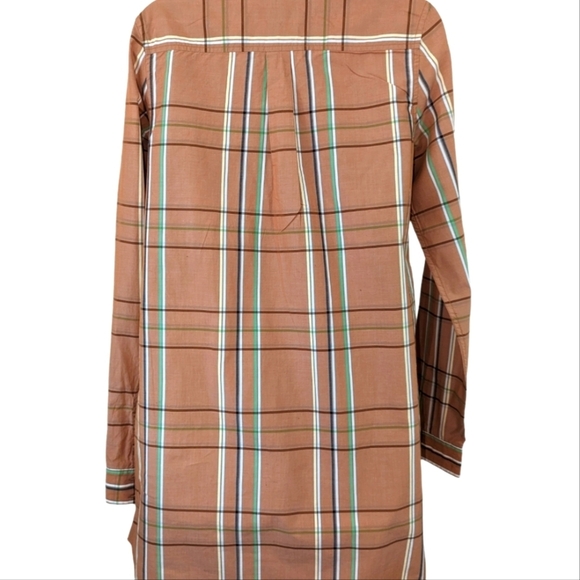 NWT...Tovata plaid check shirt dress with pockets... 100% Cotton...Size Small - Picture 2 of 8